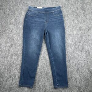 Time and Tru‎ Womens Medium (29x22) Jeggings Capri Fitted Stretch Jeans Pullon